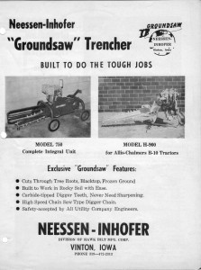 Ground saw Brochure Allis pic 1